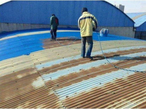 彩鋼頂噴漆連工帶料多少錢一平方？